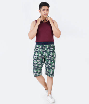 GOKUL FASHION Printed Men Three Fourths