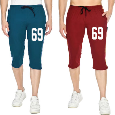 Diwazzo Graphic Print Men Three Fourths