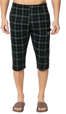 EYE&TRY Checkered Men Three Fourths