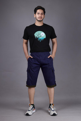 Maheen Fashion Solid Men Three Fourths