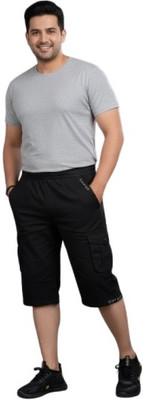 Maheen Fashion Solid Men Three Fourths