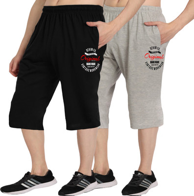 West Gate Clothing Solid Men Three Fourths