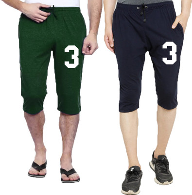Diwazzo Printed Men Three Fourths