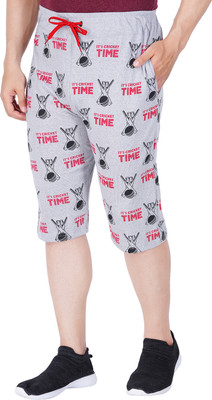 GOKUL FASHION Printed Men Three Fourths