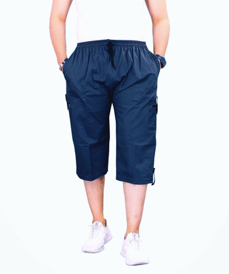 ADITYA TRADE LINK Self Design Men Three Fourths