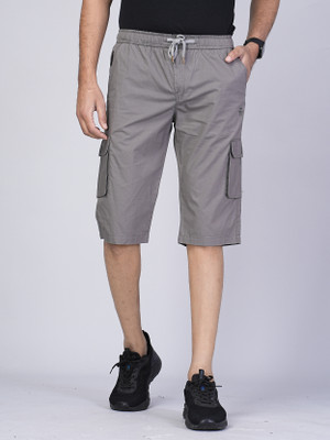 Cargo Sports Solid Men Three Fourths