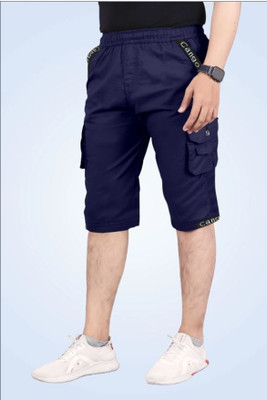 Ethnic Trove Solid Men Three Fourths