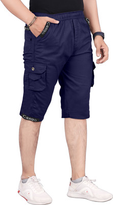 HARICRATION Solid, Embellished Men Three Fourths