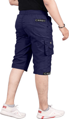 jention Embellished, Solid Men Three Fourths