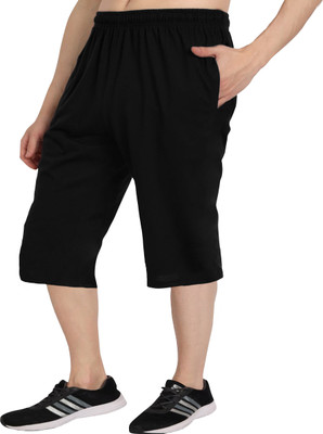 West Gate Clothing Solid Men Three Fourths