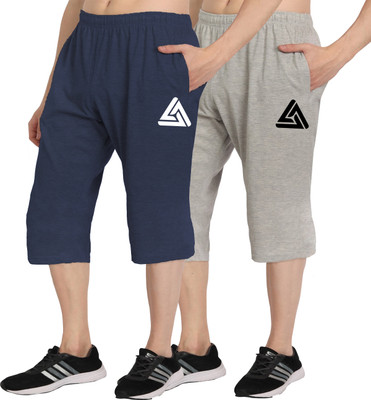 West Gate Clothing Solid Men Three Fourths