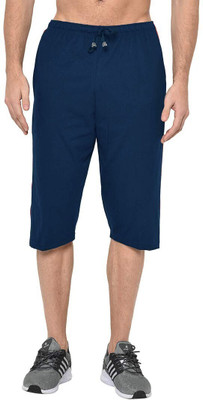 Stylcozy Solid Men Three Fourths