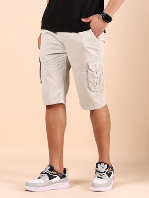 V-MART Solid Men Three Fourths