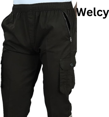 Welcy Solid Men Three Fourths