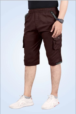 Ethnic Trove Solid Men Three Fourths