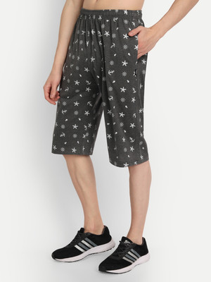 Zeffit Printed Men Three Fourths