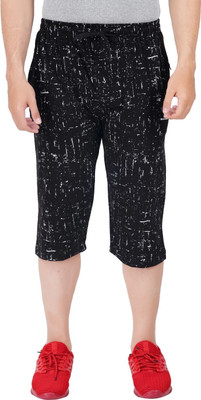 FEEL TRACK Printed Men Three Fourths