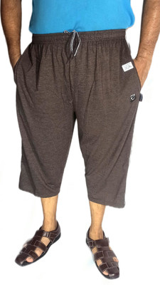 Garima Fashion Striped, Solid Men Three Fourths