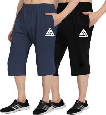 West Gate Clothing Solid Men Three Fourths
