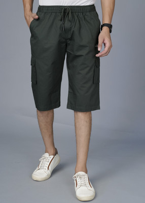 Cargo Sports Solid Men Three Fourths