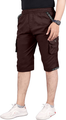 Shree Yamuna Prints Solid Men Three Fourths