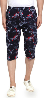 UZARUS Checkered Men Three Fourths