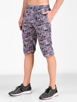 UZARUS Printed Men Three Fourths