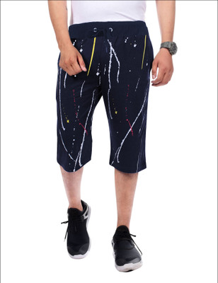 ND FASHION STYLES Printed Men Three Fourths