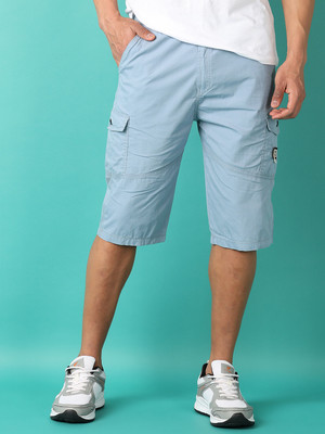 V-MART Solid Men Three Fourths