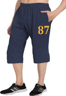 West Gate Clothing Solid, Printed Men Three Fourths