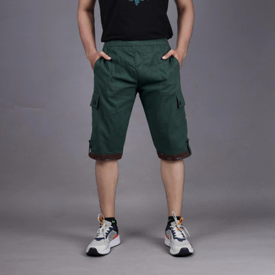 Shree Yamuna Prints Solid Men Three Fourths