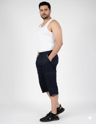 Maheen Fashion Solid Men Three Fourths