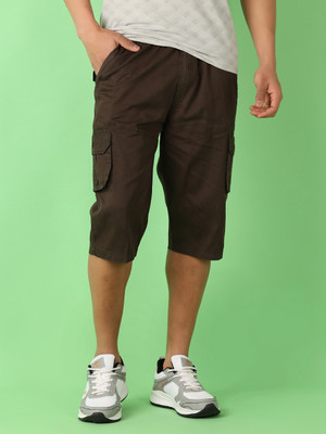 V-MART Solid Men Three Fourths