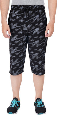FEEL TRACK Printed Men Three Fourths