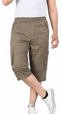 Maheen Fashion Solid Men Three Fourths