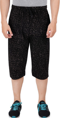 FEEL TRACK Printed Men Three Fourths