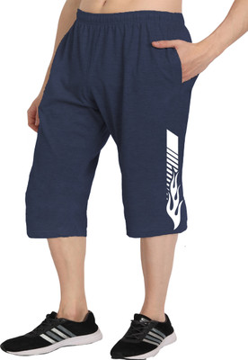 West Gate Clothing Solid, Printed Men Three Fourths