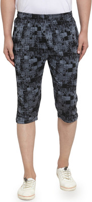 UZARUS Checkered Men Three Fourths