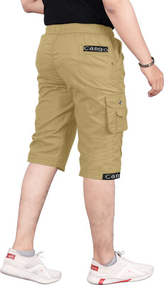 jention Embellished, Solid Men Three Fourths