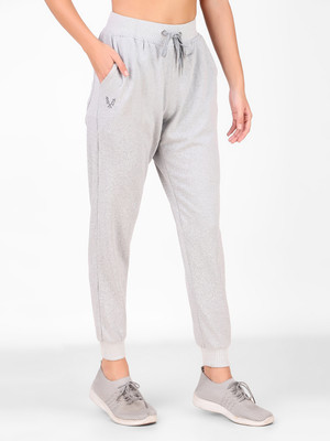 UZARUS Solid Women Grey Track Pants