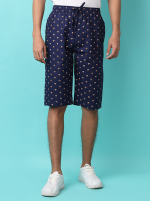 V-MART Printed Men Three Fourths