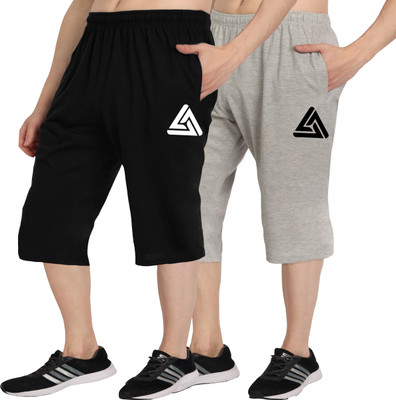 West Gate Clothing Solid Men Three Fourths