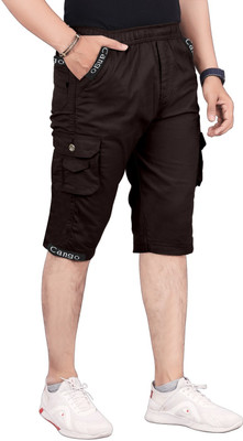 RAXAENTERPRISE Solid Men Three Fourths