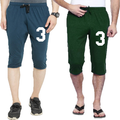 Diwazzo Graphic Print Men Three Fourths