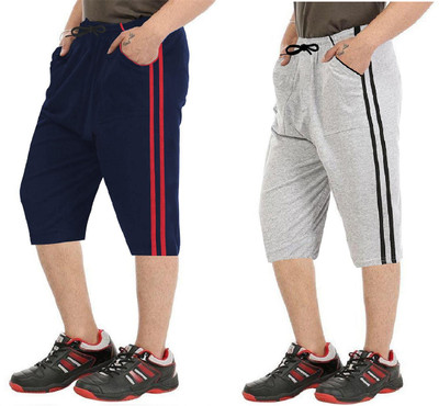 RoyalTex Solid Men Three Fourths