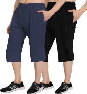West Gate Clothing Solid Men Three Fourths