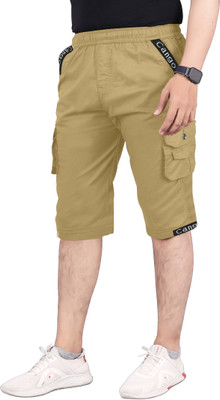 Maheen Fashion Solid Men Three Fourths