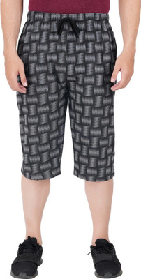 FEEL TRACK Printed Men Three Fourths
