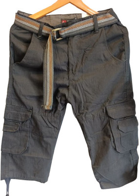 Tripta Self Design Men Three Fourths