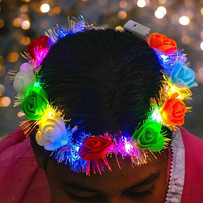 Sahajaha Crown & Tiara(Multicolor, Pack of 1)